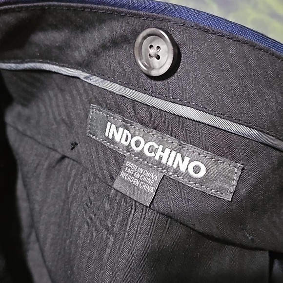 Indochino Blue Dress Pants Size 34 New - Picture 4 of 6